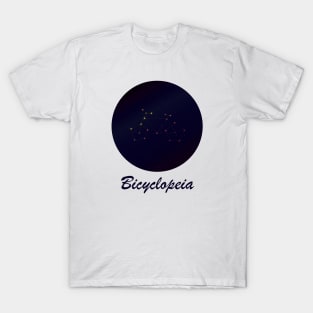 Bicyclopeia – Bicycle star constellation T-Shirt